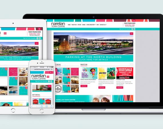 Narellan Town Centre Responsive Website
