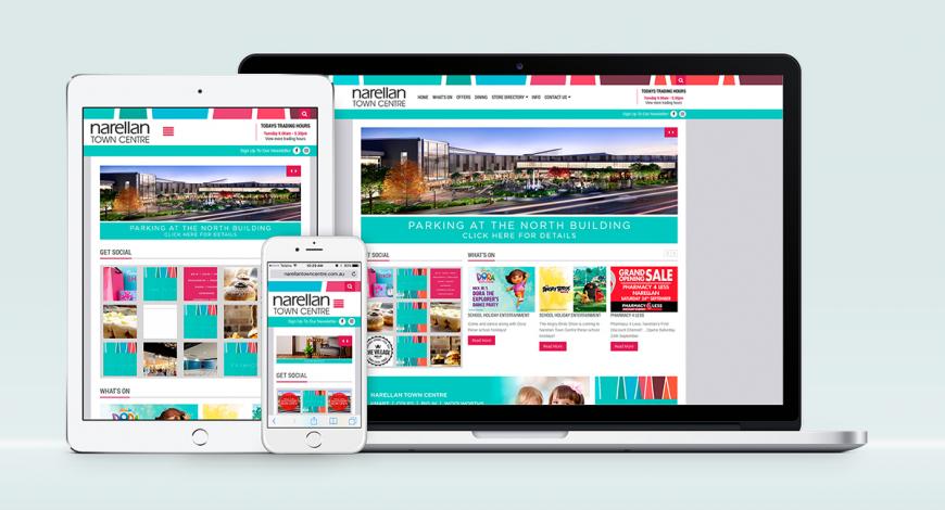 Narellan Town Centre Responsive Website
