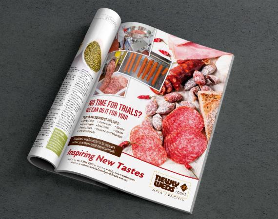 Newly Weds Food Advert